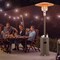 50000 BTU Round Table Design Propane Heater with Adjustable Temperature Knob Perfect for Outdoor Gatherings